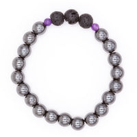 Hematite Lava Bracelet