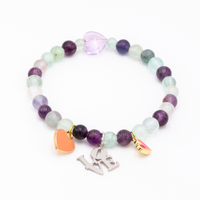 Fluorite - Love Bracelet