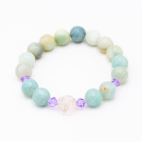 Amazonite - Flower Bracelet