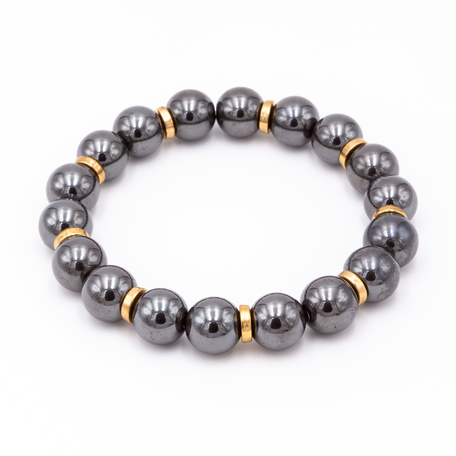 Men's Hematite Elevated Bracelet