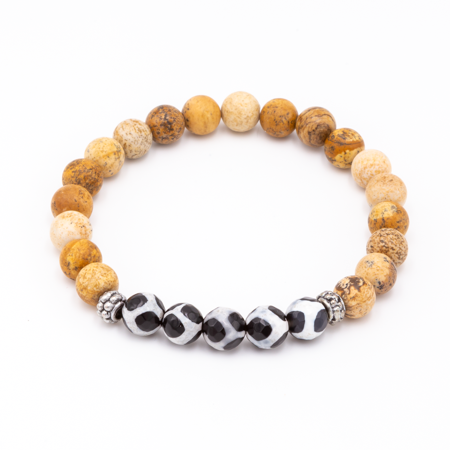 Men's Picture Jasper - Agate Bracelet